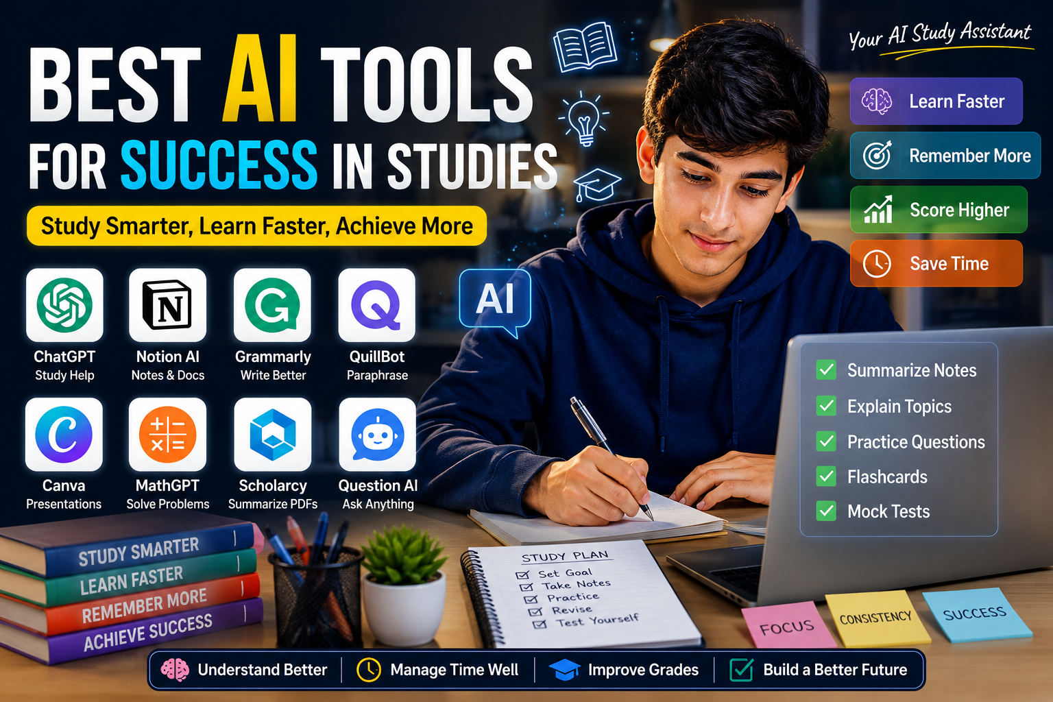 Best AI Tools for Success in Studies – Smart Learning and Homework Help