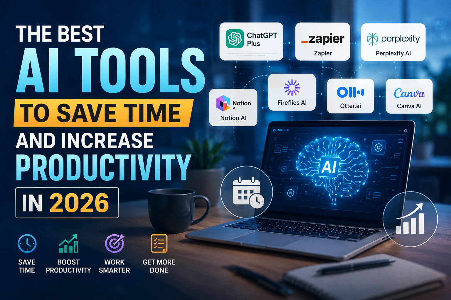 Best AI Tools to Save Time and Increase Productivity in 2026
